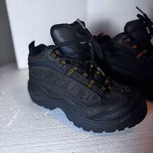 Kids Black Hiking Boots